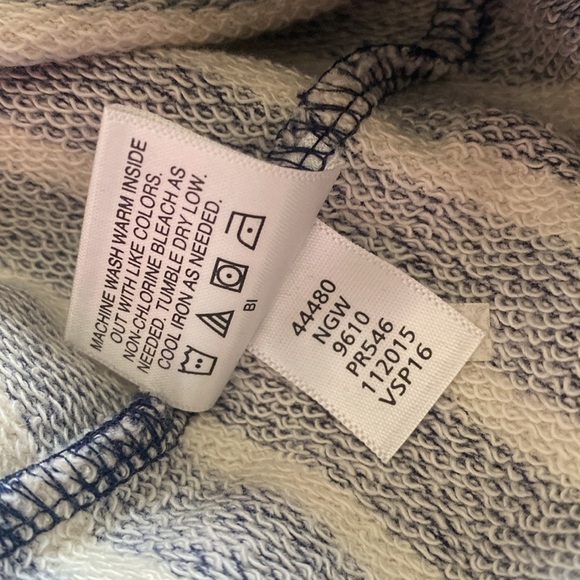 Hanna Andersson Boys Blue Striped Sweatshirt Size 12 - Picture 10 of 12